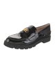 Stuart Weitzman Patent Leather Tassel Accents Loafers