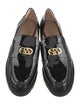 Stuart Weitzman Patent Leather Tassel Accents Loafers