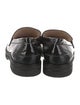 Stuart Weitzman Patent Leather Tassel Accents Loafers