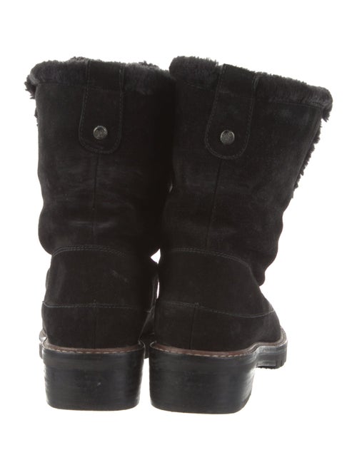 Stuart Weitzman Suede Combat Boots