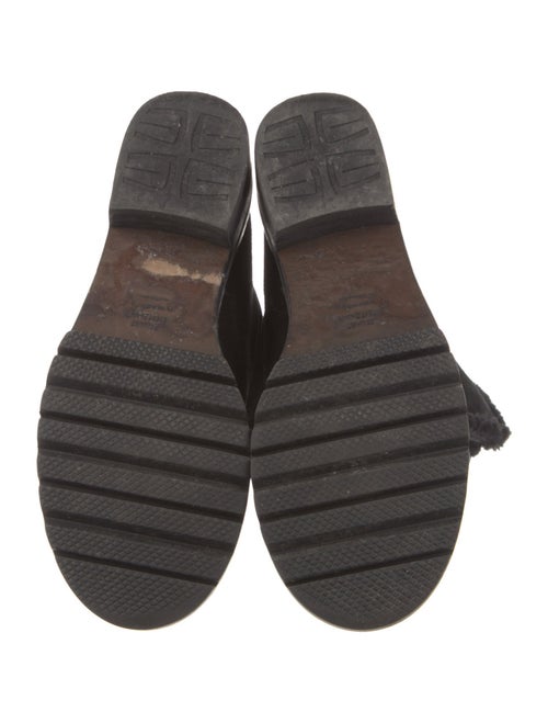 Stuart Weitzman Suede Combat Boots