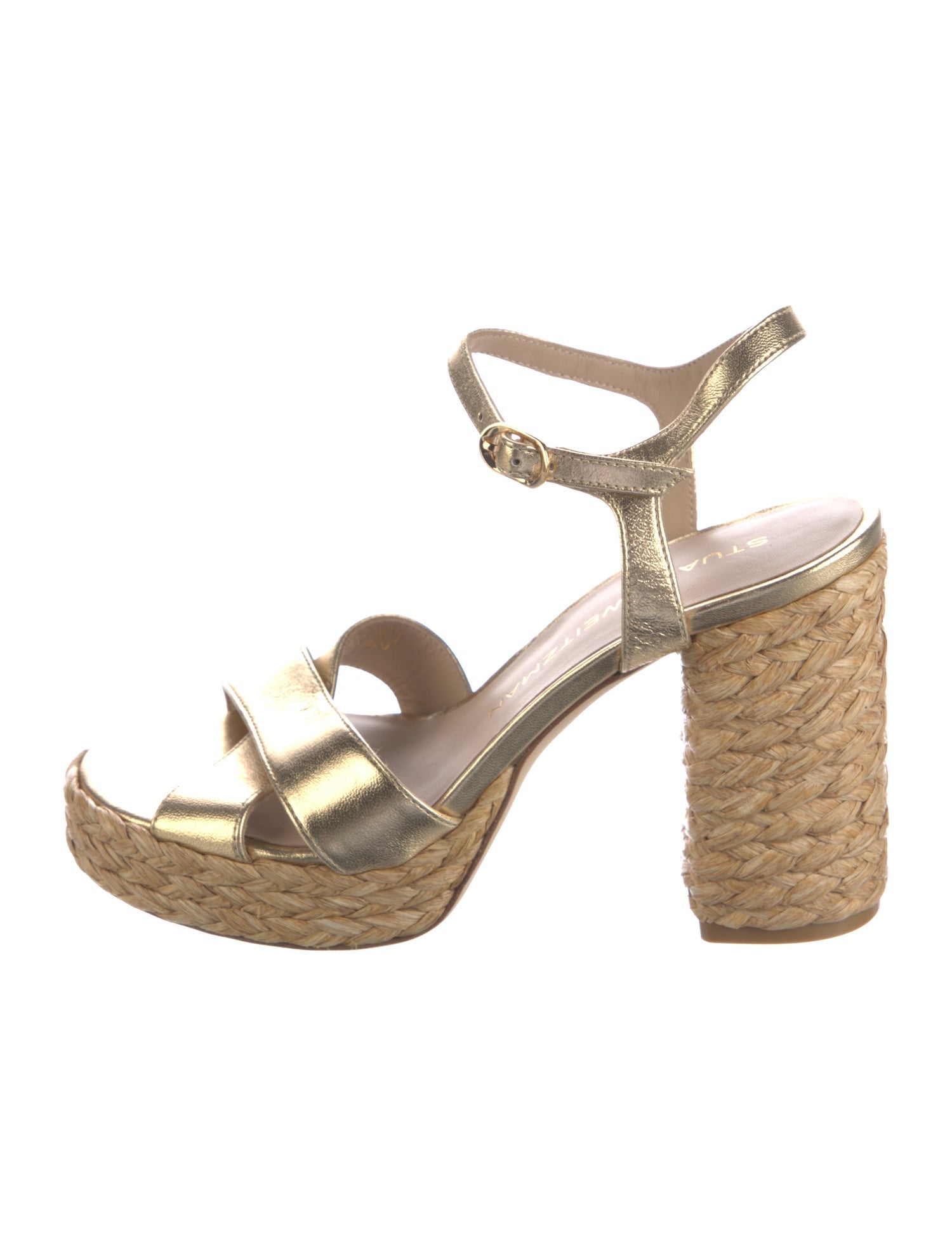 Stuart Weitzman Leather Espadrilles