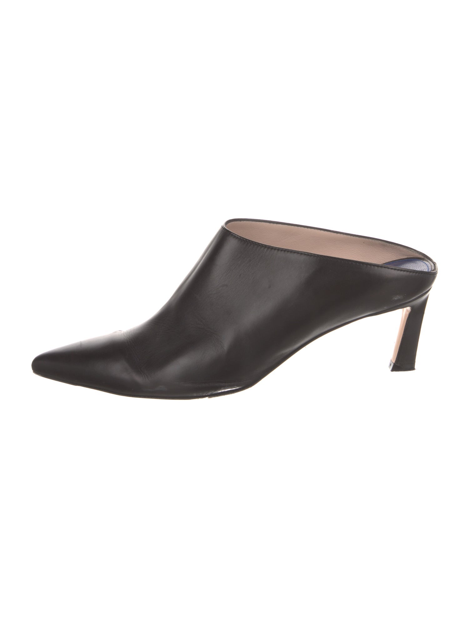 Stuart Weitzman Leather Mules