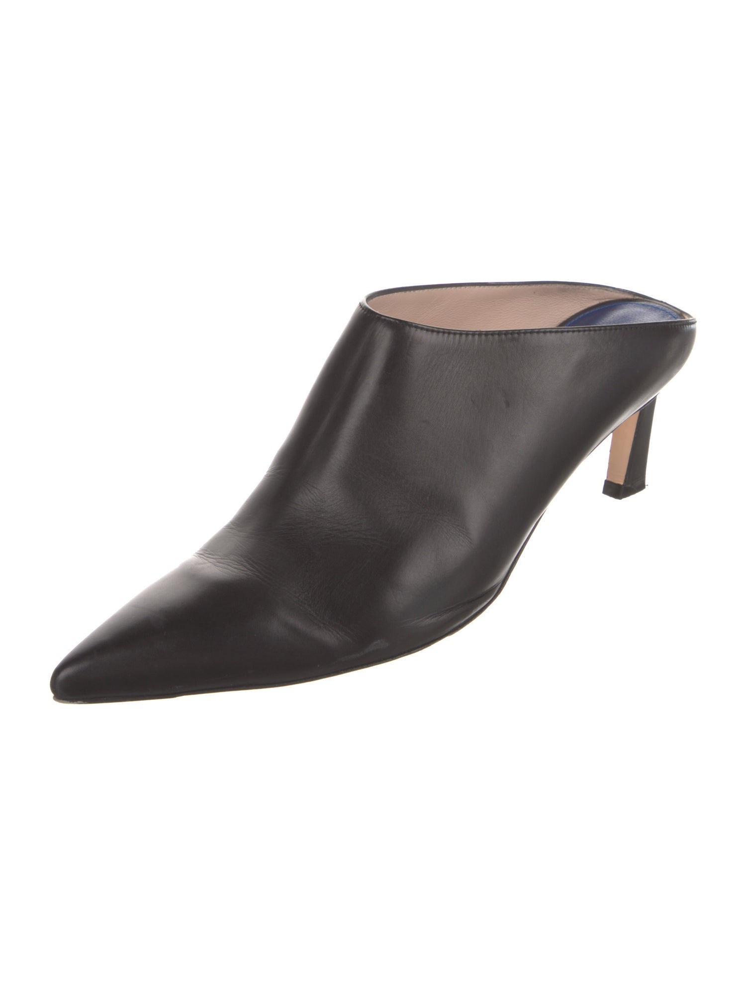 Stuart Weitzman Leather Mules