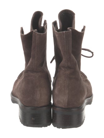 Stuart Weitzman Suede Lace-Up Boots