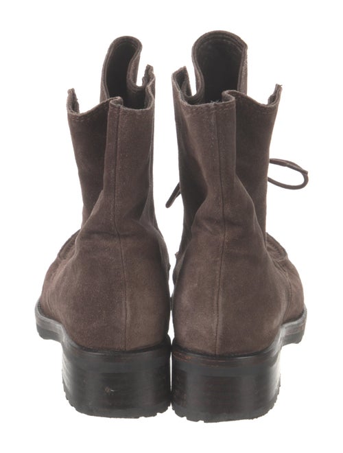 Stuart Weitzman Suede Lace-Up Boots