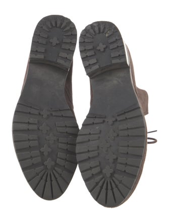 Stuart Weitzman Suede Lace-Up Boots
