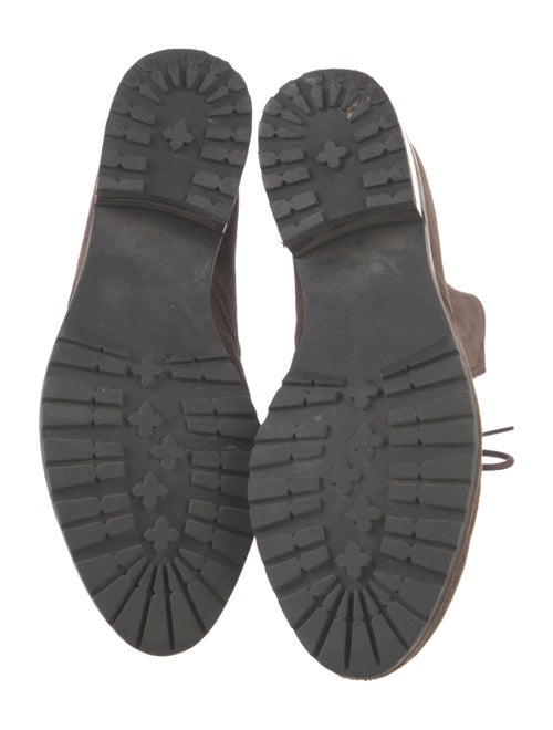 Stuart Weitzman Suede Lace-Up Boots