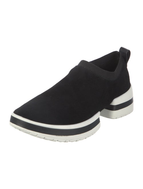 Stuart Weitzman Suede Sock Sneakers