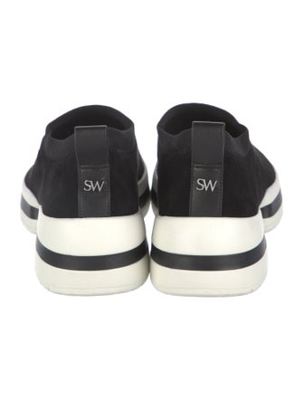 Stuart Weitzman Suede Sock Sneakers