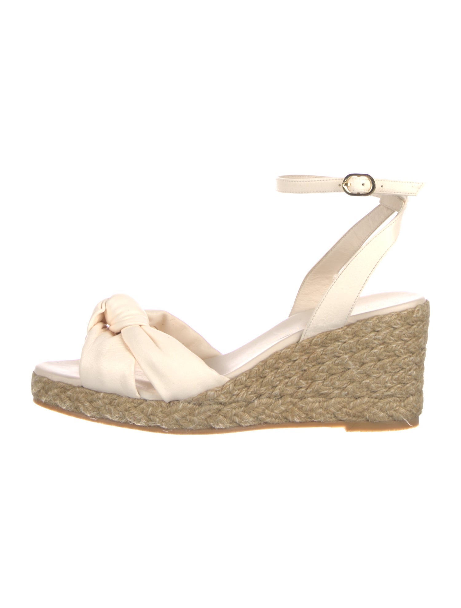 Stuart Weitzman Leather Espadrilles