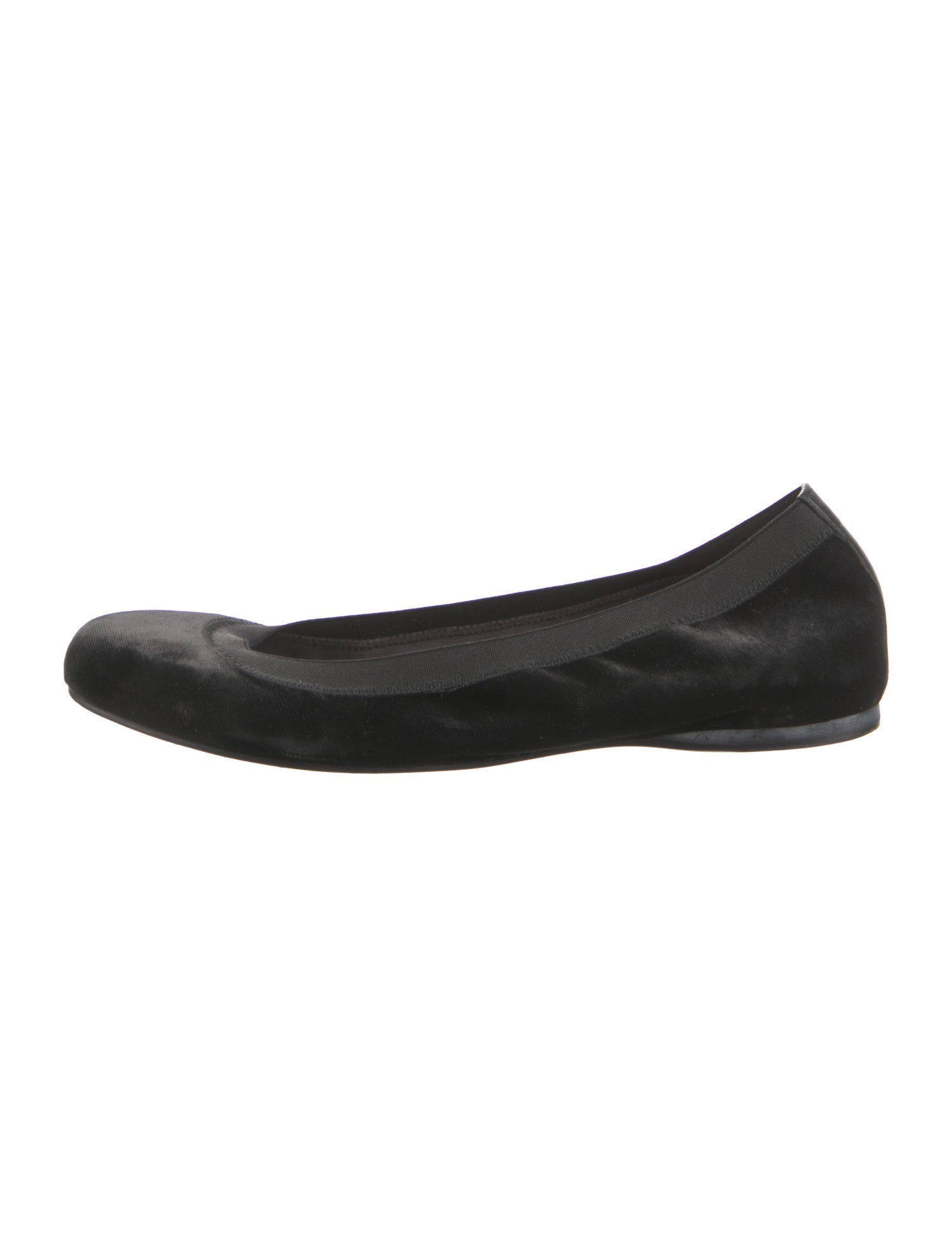 Stuart Weitzman Velvet Flats