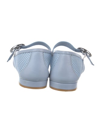 Stuart Weitzman Mesh Mary Jane Flats