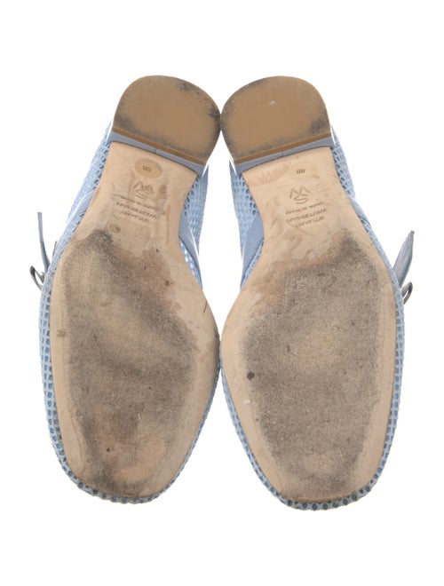 Stuart Weitzman Mesh Mary Jane Flats