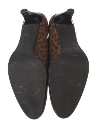 Stuart Weitzman Suede Animal Print Boots