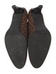 Stuart Weitzman Suede Animal Print Boots