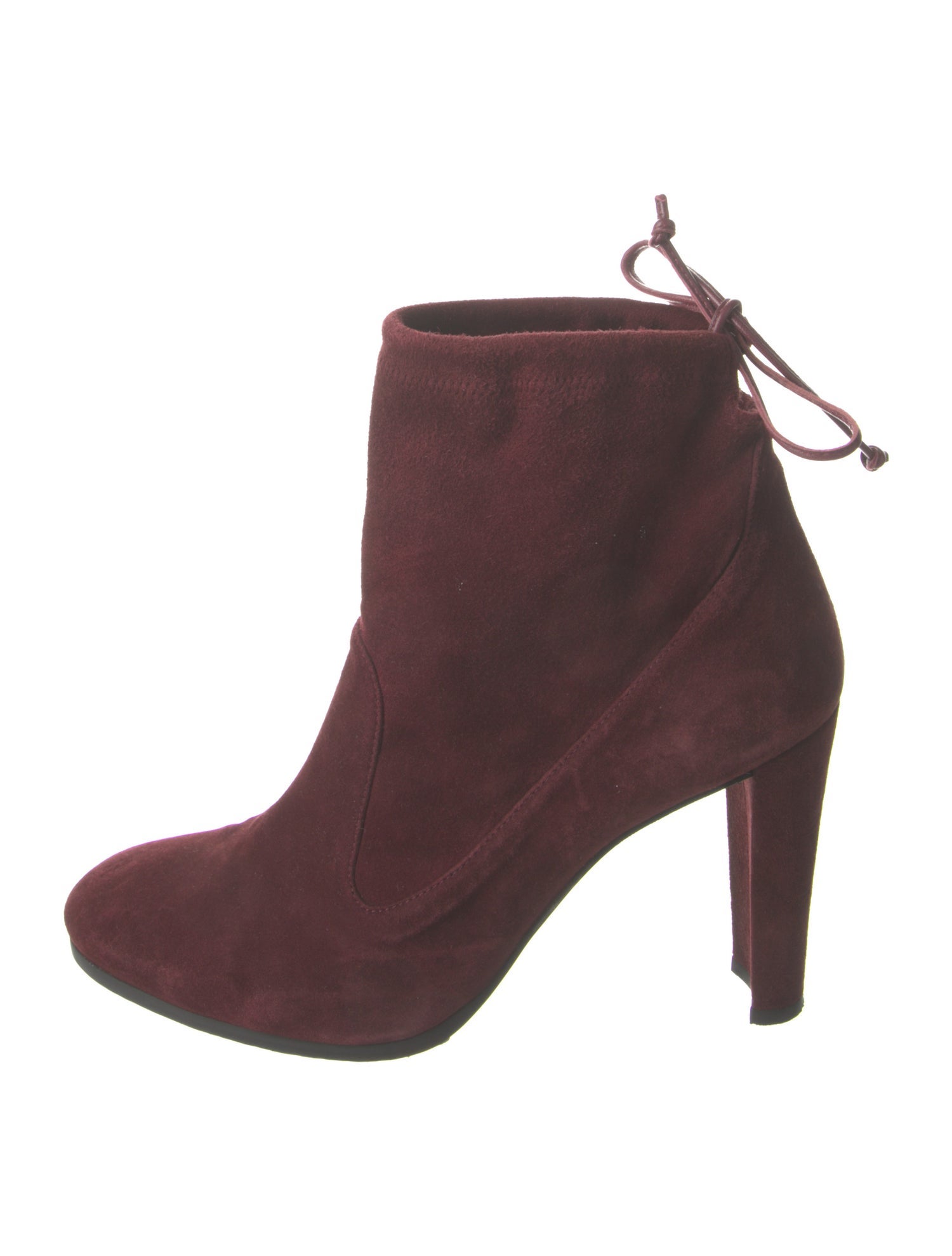 Stuart Weitzman Suede Lace-Up Boots