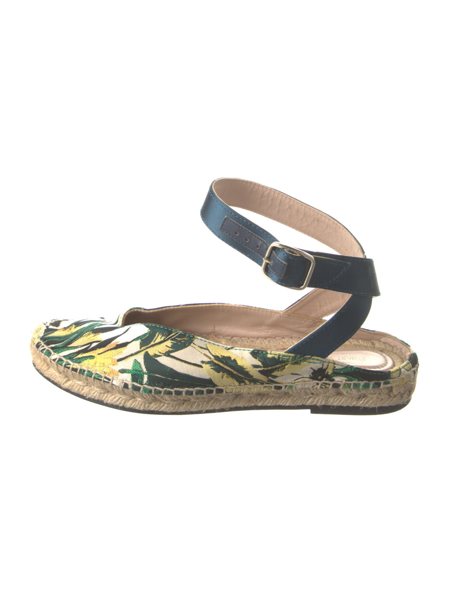 Stuart Weitzman Floral Print Espadrilles