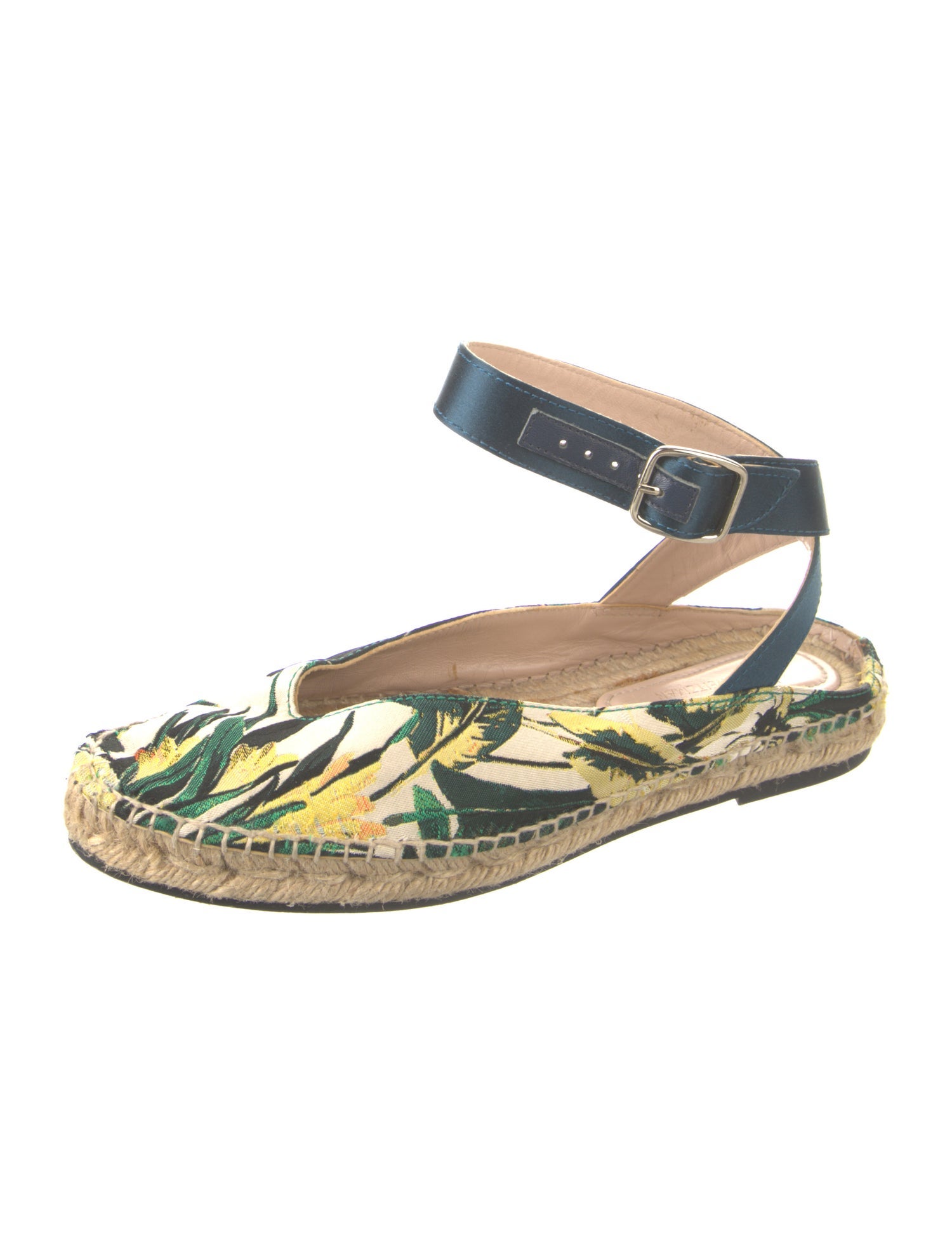 Stuart Weitzman Floral Print Espadrilles