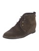 Stuart Weitzman Suede Lace-Up Boots
