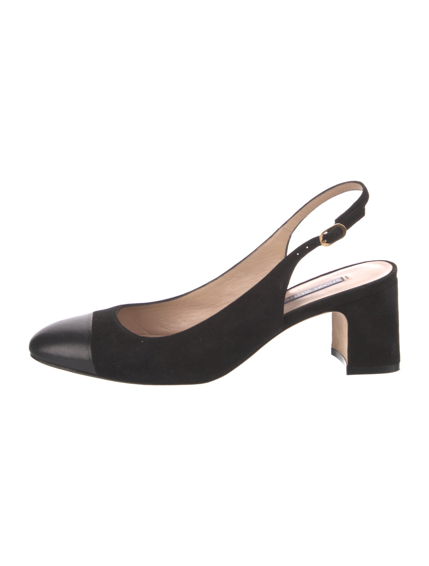 Stuart Weitzman Suede Slingback Pumps