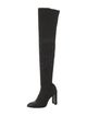 Stuart Weitzman Crystal Embellishments Sock Boots