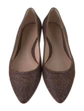 Stuart Weitzman Glitter Ballet Flats