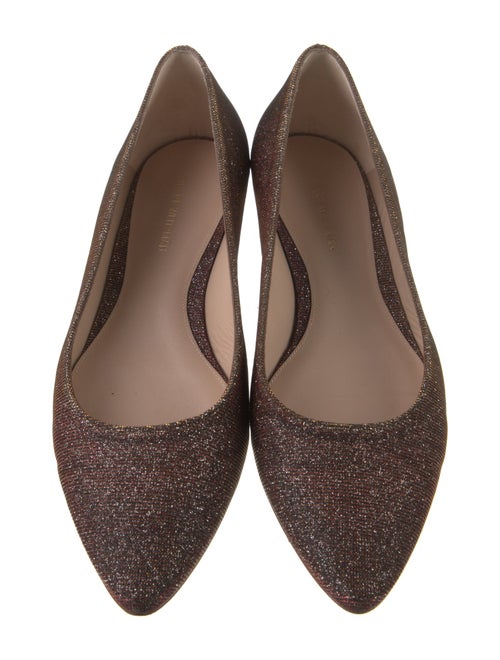 Stuart Weitzman Glitter Ballet Flats