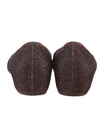 Stuart Weitzman Glitter Ballet Flats