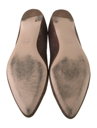 Stuart Weitzman Glitter Ballet Flats