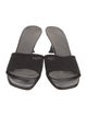Stuart Weitzman Suede Lasercut Accents Slides