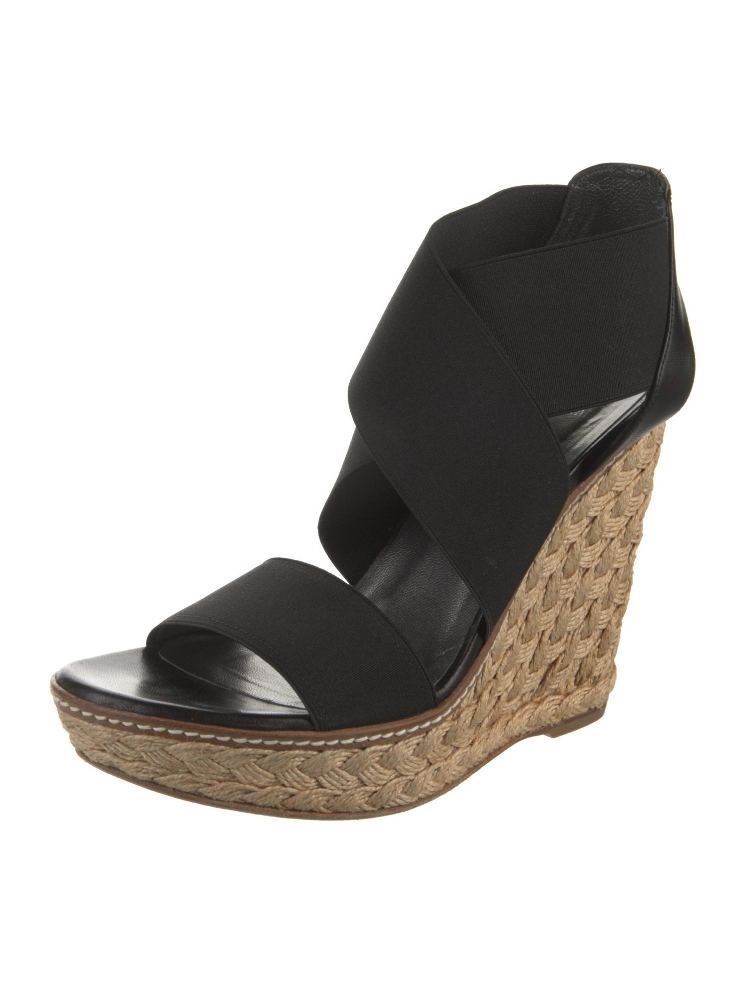 Stuart Weitzman Leather Espadrilles