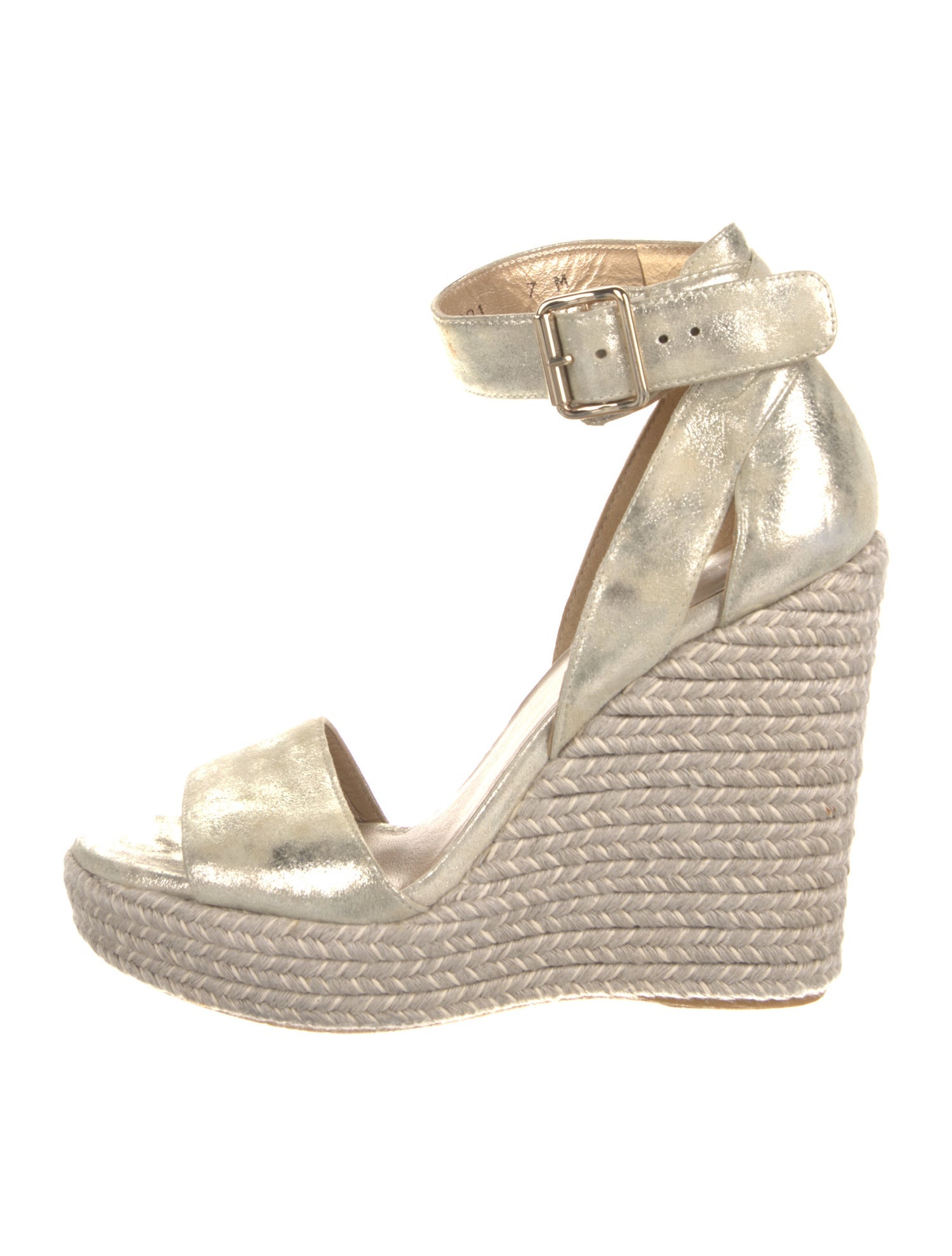 Stuart Weitzman Leather Espadrilles