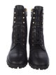 Stuart Weitzman Leather Combat Boots