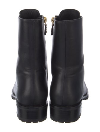 Stuart Weitzman Leather Combat Boots