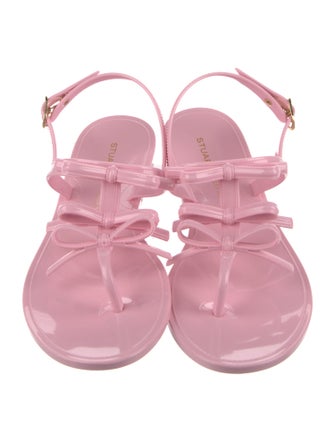 Stuart Weitzman Rubber Slingback Sandals