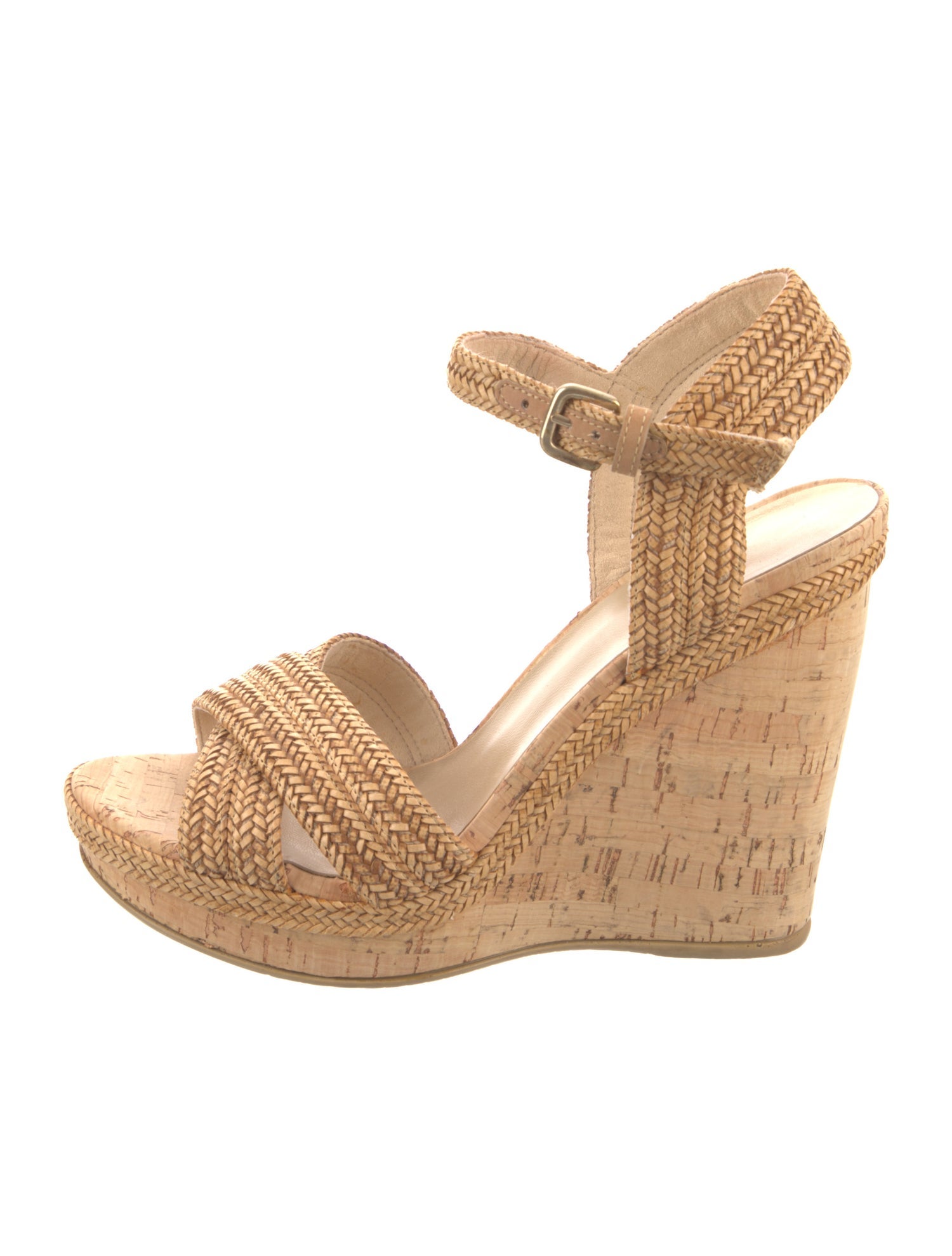 Stuart Weitzman Braided Accents Espadrilles