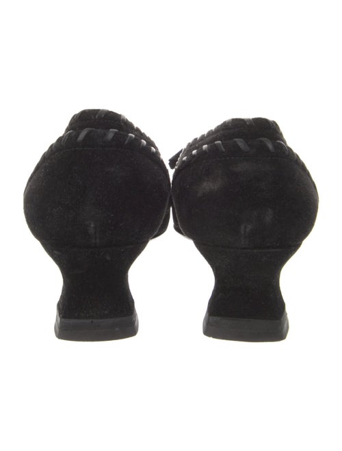 Stuart Weitzman Suede Tassel Accents Pumps