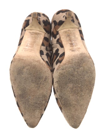 Stuart Weitzman Ponyhair Animal Print Sock Boots