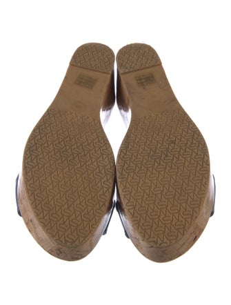 Stuart Weitzman Patent Leather Slides