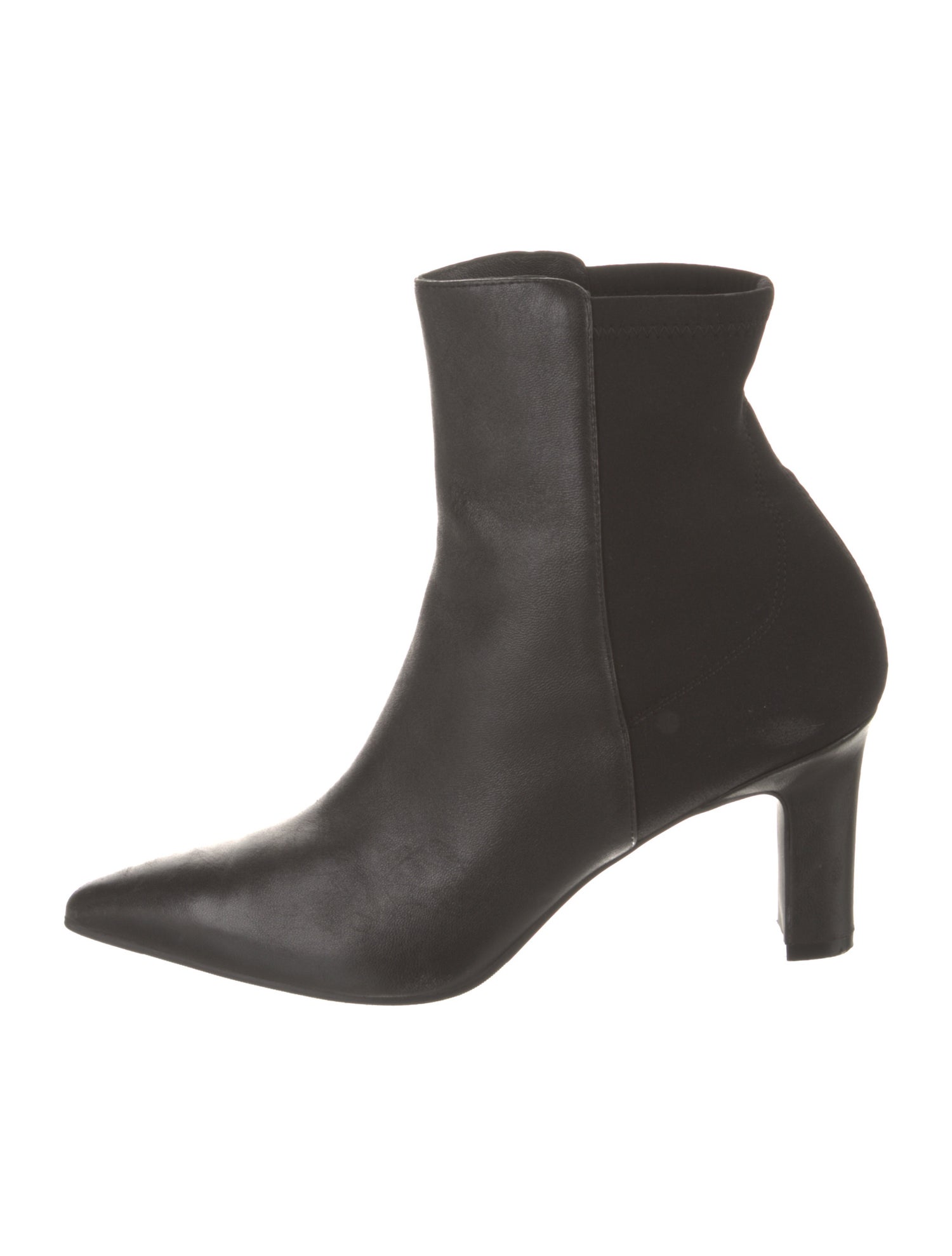 Stuart Weitzman Leather Sock Boots
