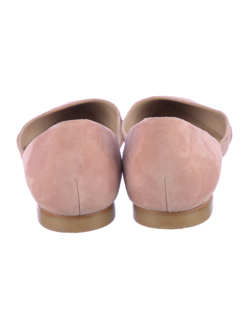 Stuart Weitzman Suede D'Orsay Flats