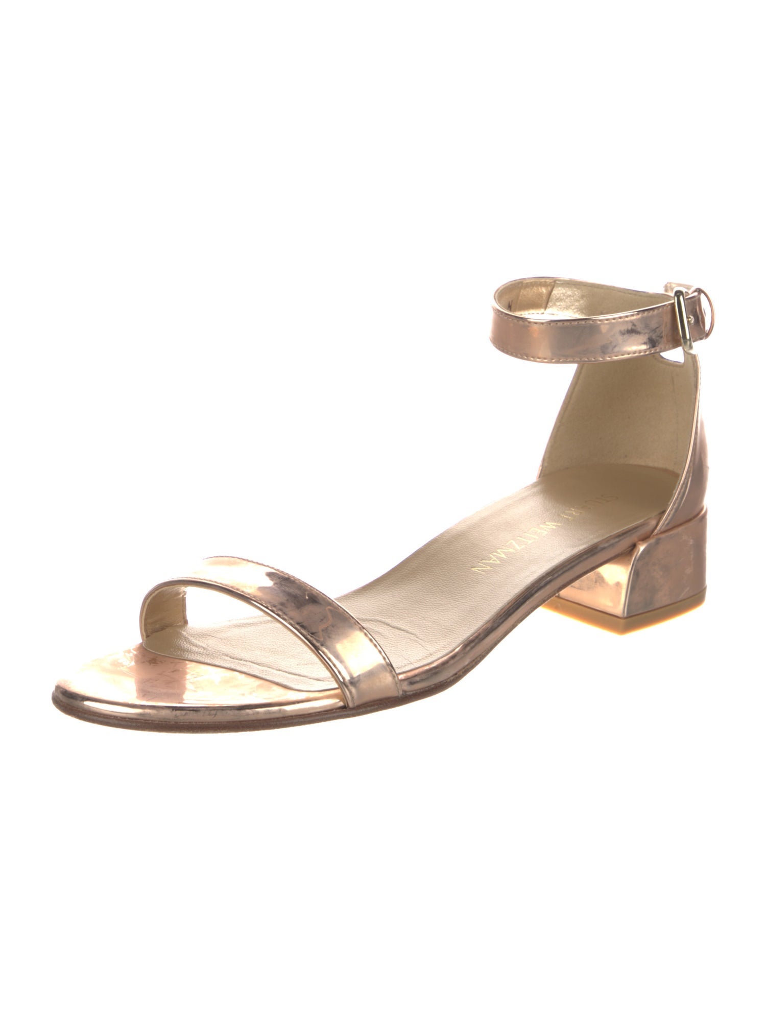 Stuart Weitzman Patent Leather Sandals