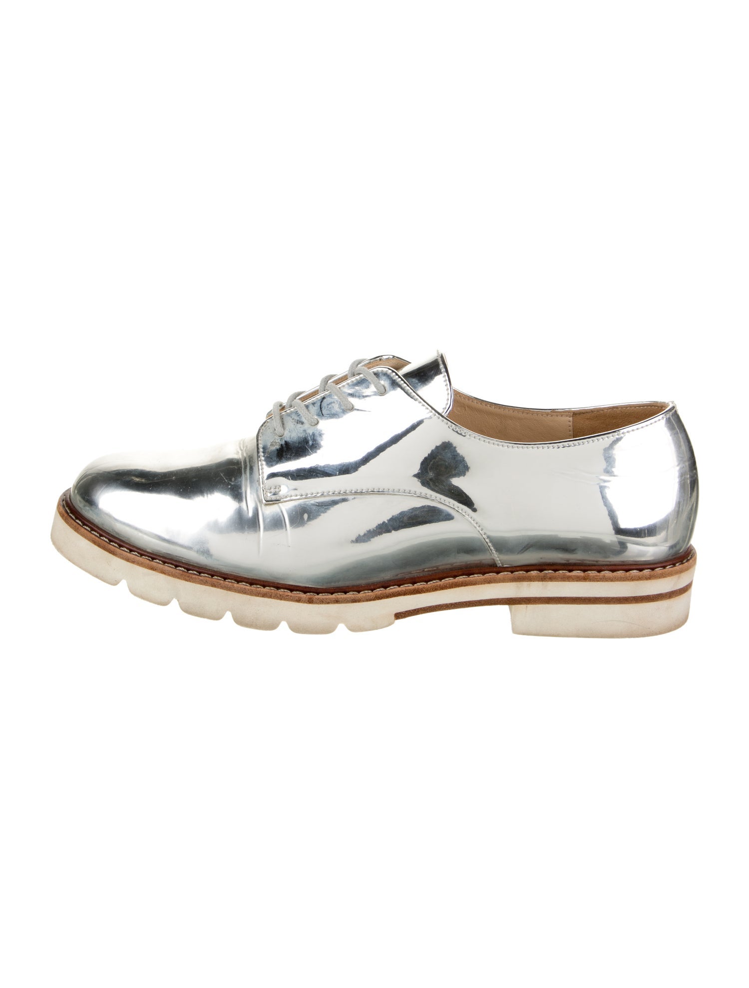 Stuart Weitzman Patent Leather Oxfords