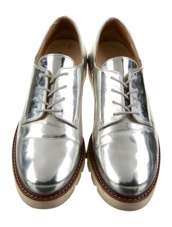 Stuart Weitzman Patent Leather Oxfords