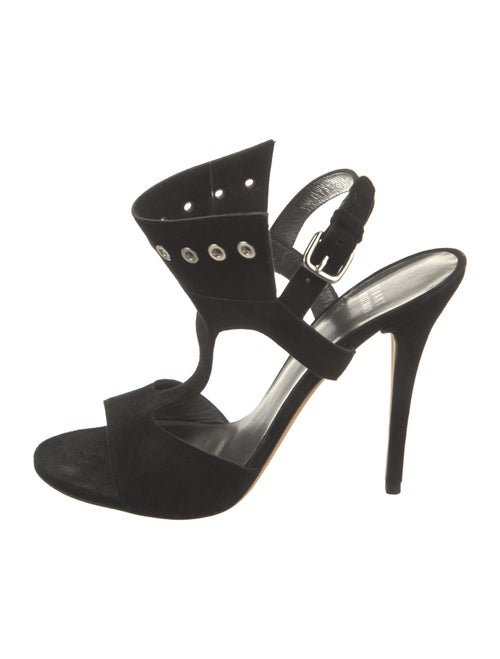 Stuart Weitzman Suede Slingback Sandals