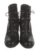 Stuart Weitzman Leather Lace-Up Boots