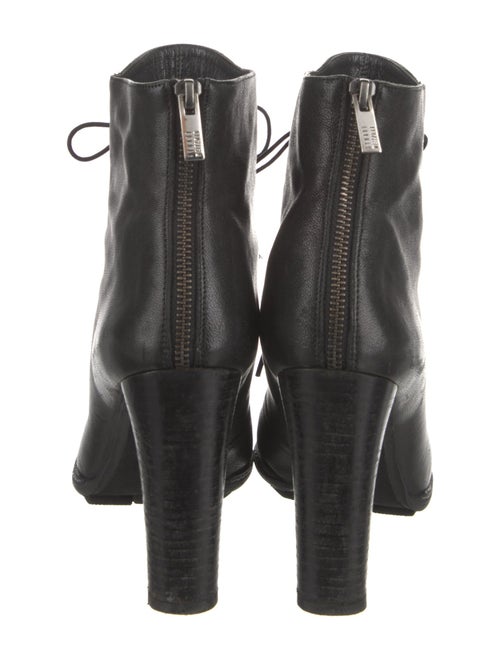 Stuart Weitzman Leather Lace-Up Boots