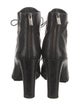 Stuart Weitzman Leather Lace-Up Boots
