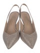 Stuart Weitzman Glitter Slingback Pumps